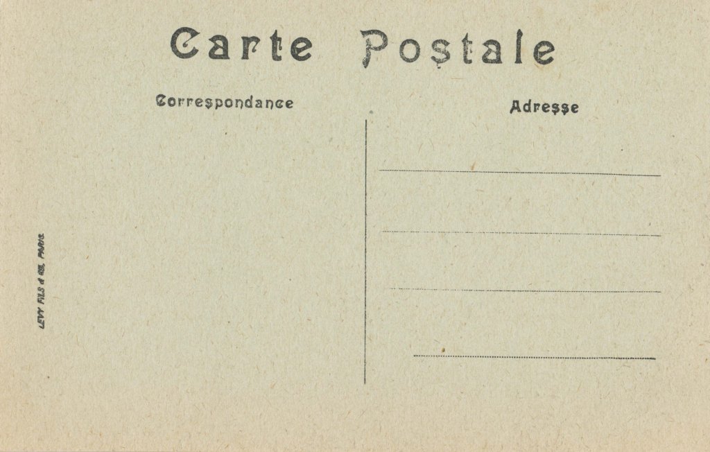 カードの宛名面(front of a postcard)